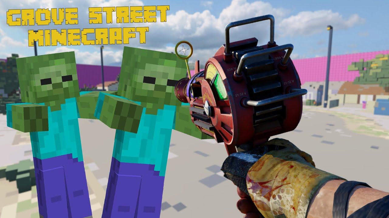 GROVE STREET MINECRAFT - BLACK OPS 3 CUSTOM ZOMBIES