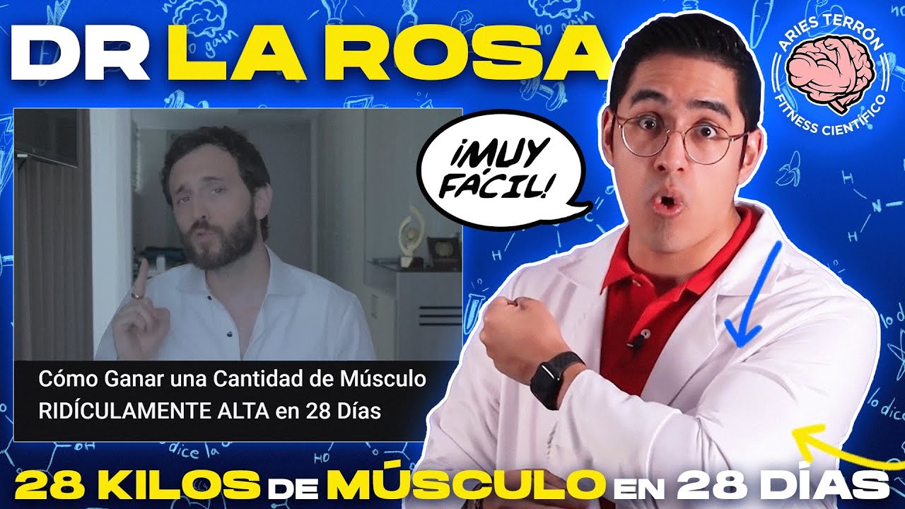ARIES TERRÓN REACCIONA al DR LA ROSA (¿28 KG de MÚSCULO en 28 DÍAS?)
