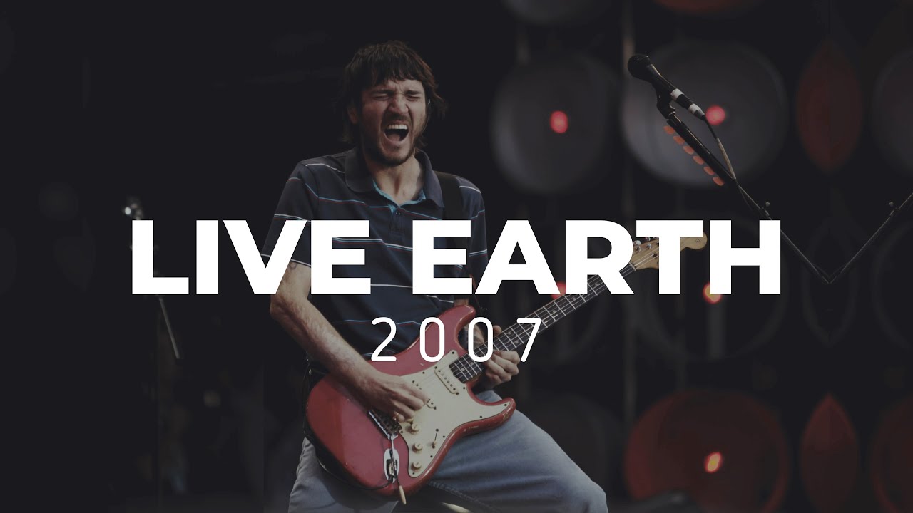 INTRO JAM/CAN'T STOP/DANI CALIFORNIA - Red Hot Chili Peppers | Guitar Backing Track | Live Earth 07