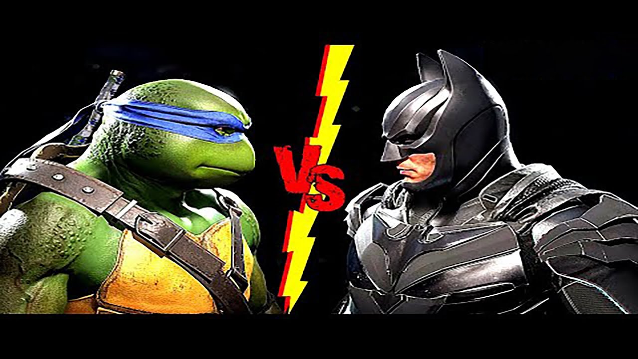 Leonardo Vs Batman - Injustice 2 Legendary Edition