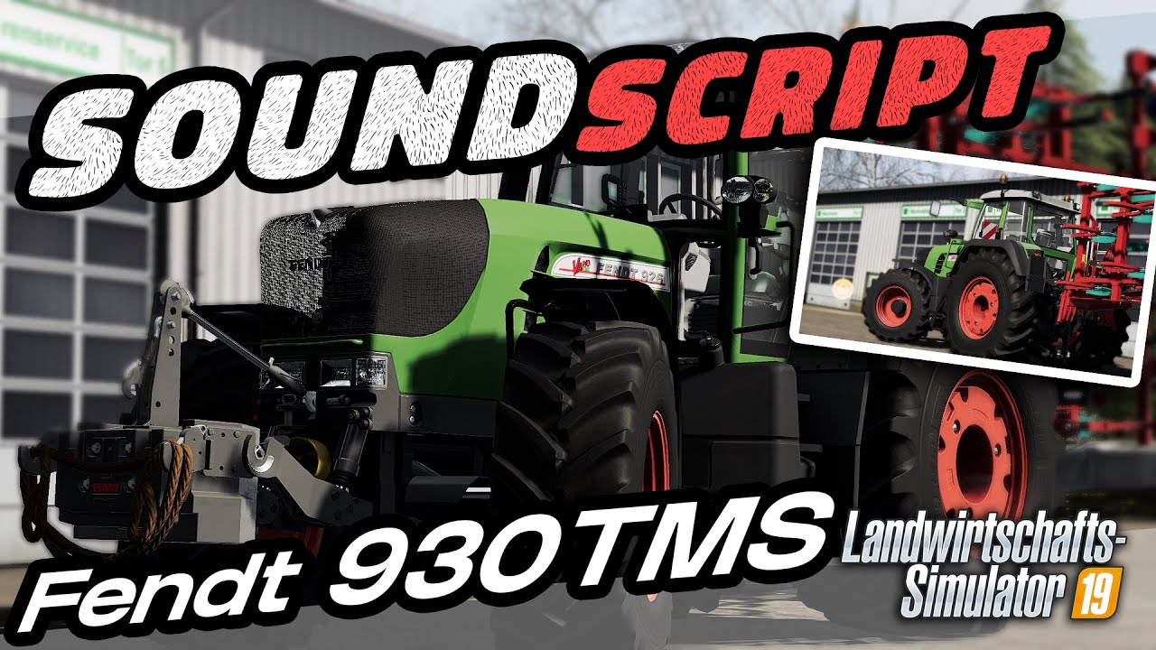 FS19 - SoundPreview: Fendt 900 TMS Vario | SoundScript | ModHub support