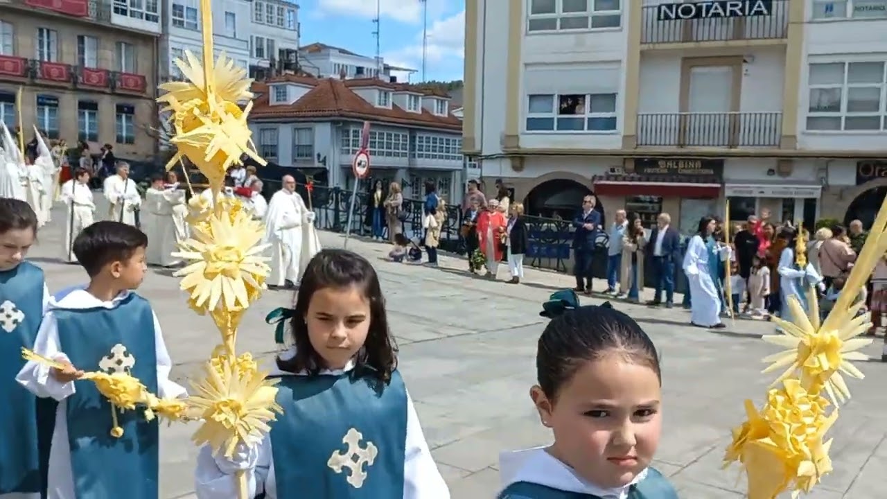 Каміно Інглес, день 3-й, 13 квітня, част. 2. Процесія в м. Бетансос і кафе-музей в Преседо.