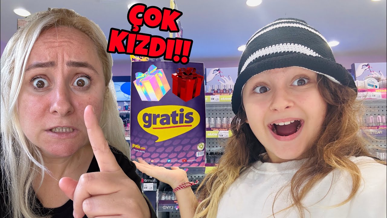 ANNEMDEN GİZLİ MAKYAJ MALZEMESİ ALIŞVERİŞİ (Gratis Alışverişi Vlog)!