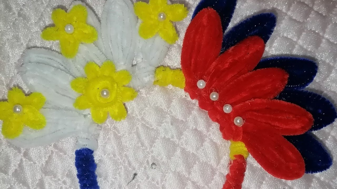 BUWAN NG WIKA HEADDRESS OR HEADBAND DIY MADE OF FUZZY WIRE #FUZZYWIRE #CRAFT #BUWANNGWIKA