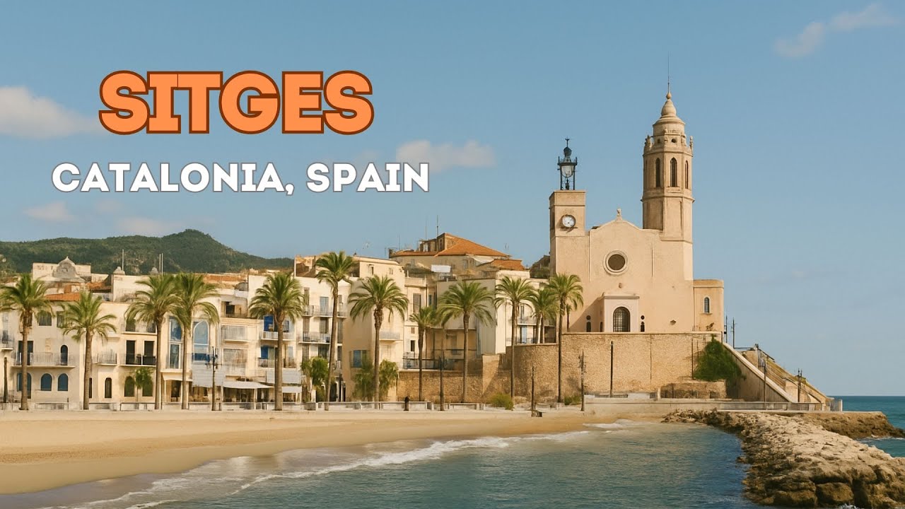 [4K] Sitges, Spain 2025 | Walking tour