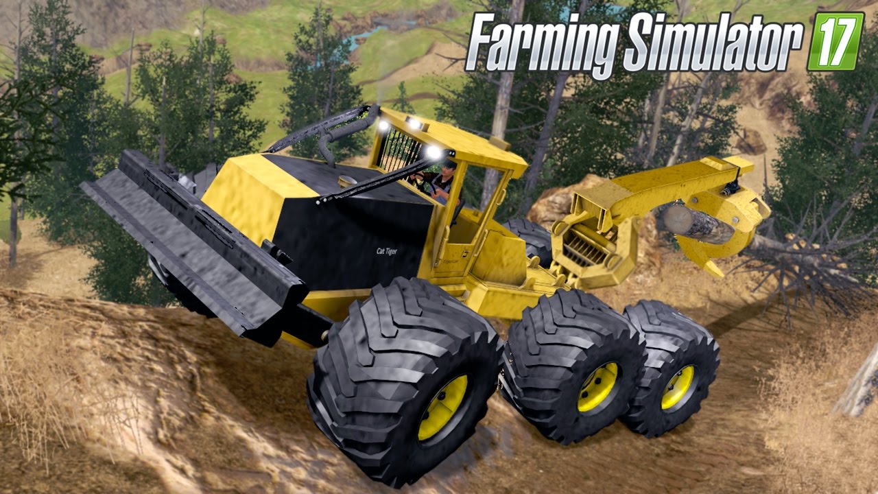 Farming Simulator 2017 - Tigercat 635D Skidder (Smoke valley Logging Map)
