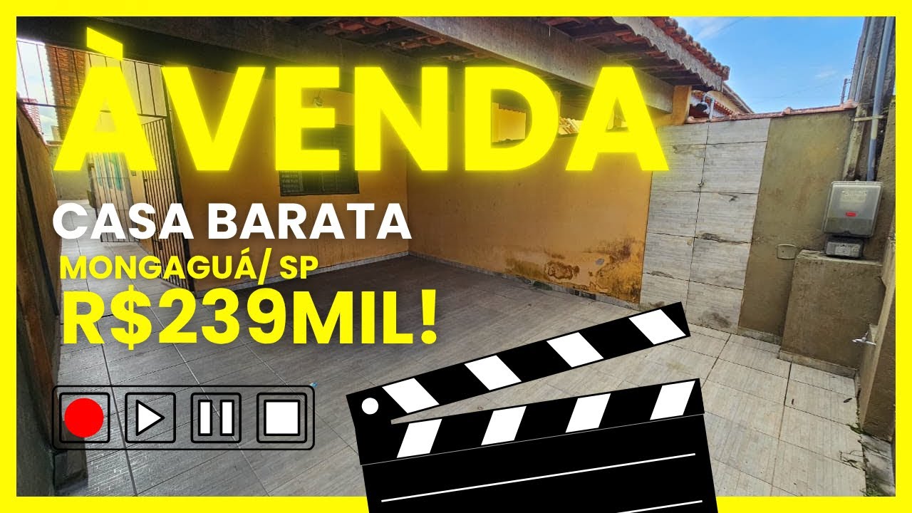 Casa barata à venda em Mongaguá!!!