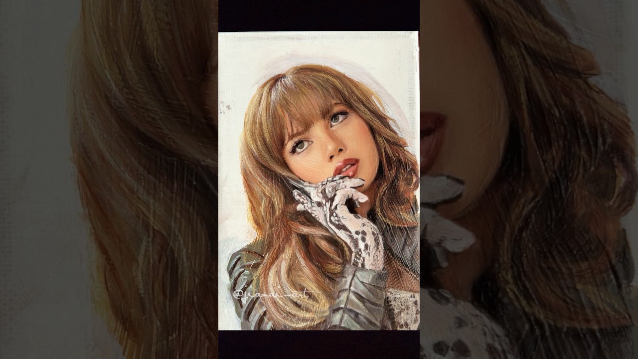 Preserve texture#lisa #blackpink #painting #portrait