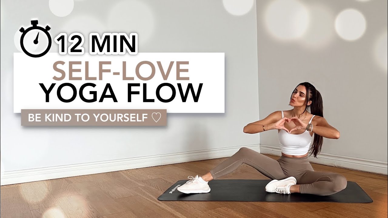 12 MIN SELF-LOVE YOGA FLOW | Йога для любви к себе ♡ | Eylem Abaci