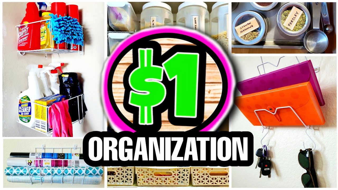 35 Dollar Store Organization Hacks & Ideas (REAL LIFE HACK IDEAS you will actually use!)