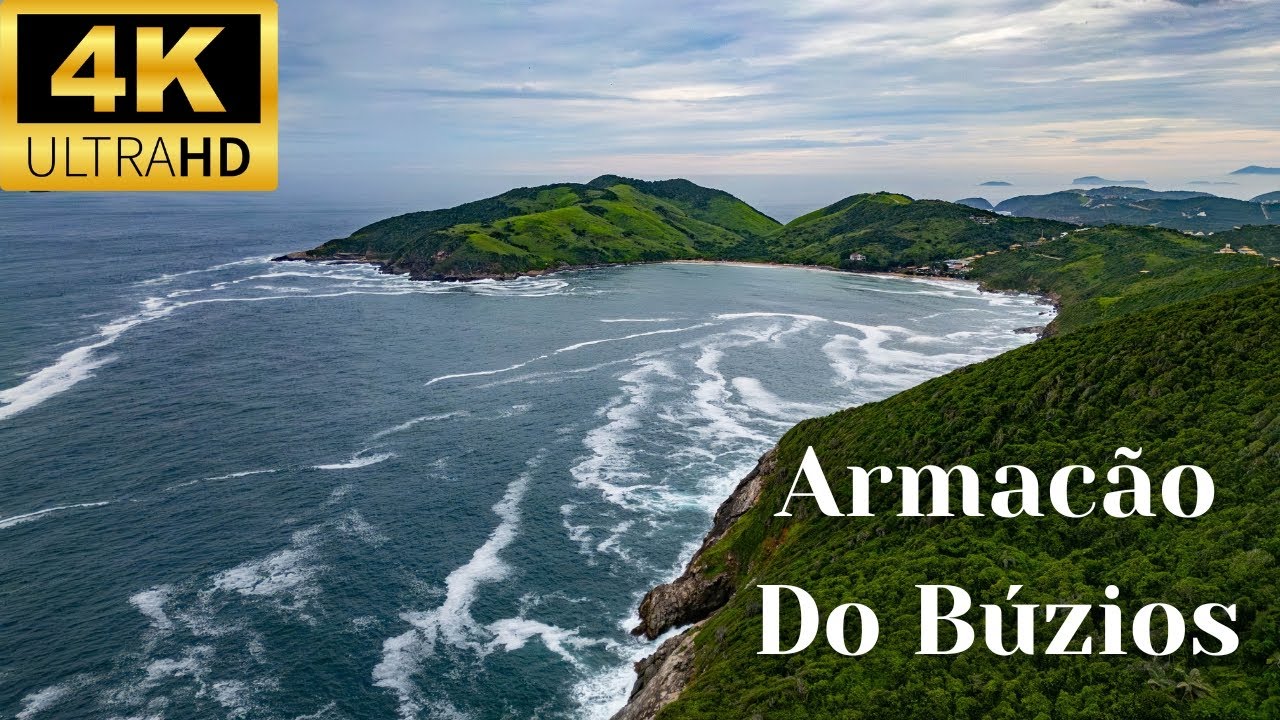 Relaxing Aerial Views of B&uacute;zios, Brazil | 4K Drone Footage