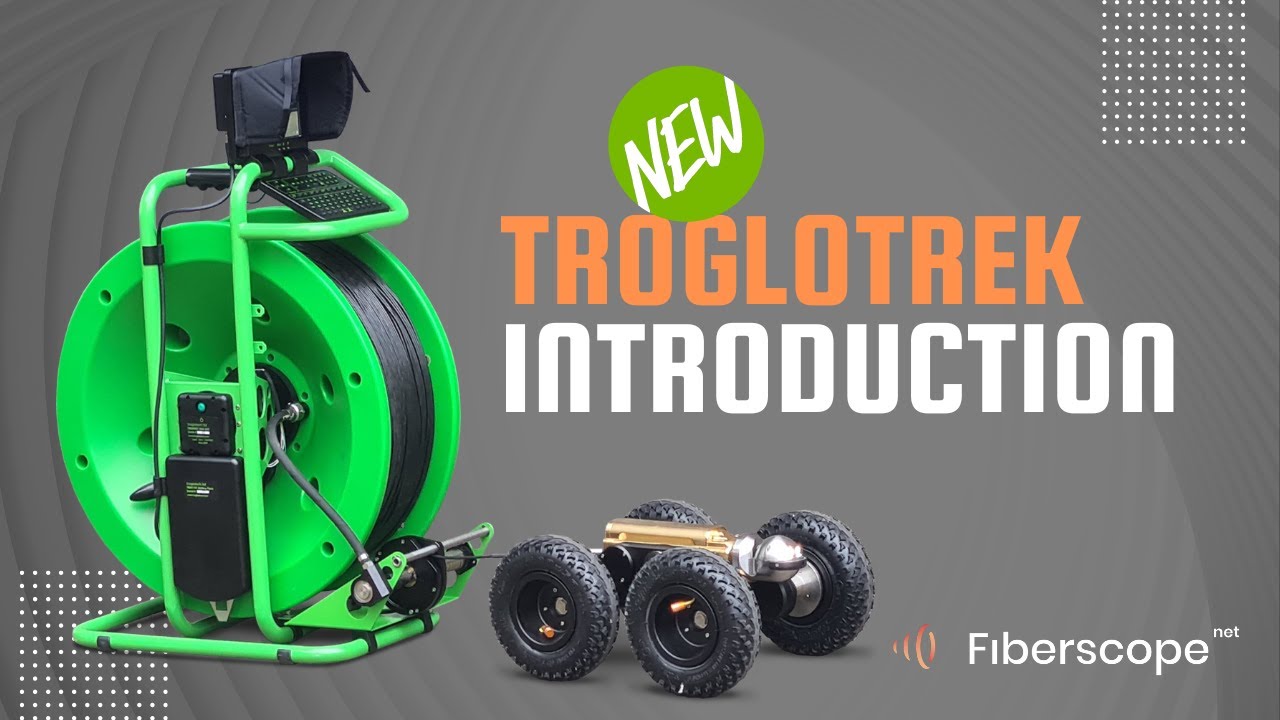 Portable Pipe Robot TROGLOTREK with Motorized Drum | Intro