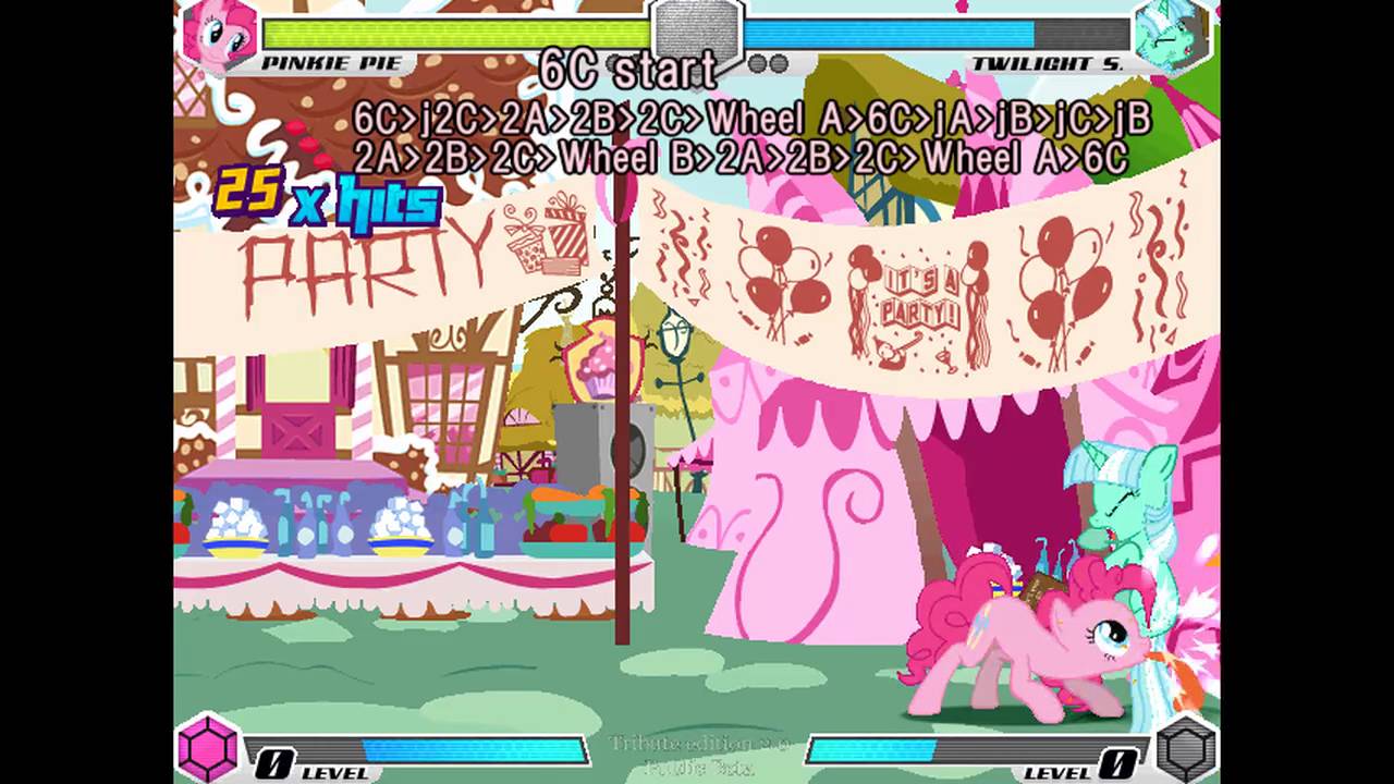 Fighting is Magic: TE v2.0Beta - Pinkie Pie combos