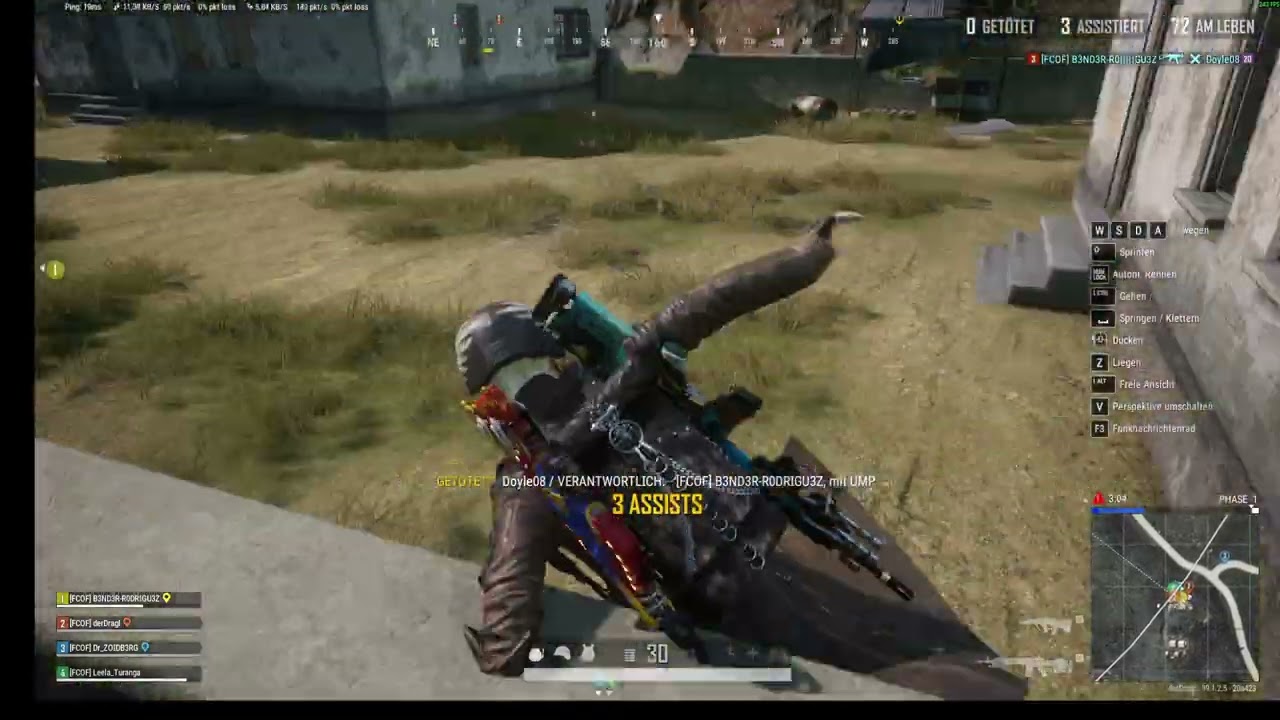 PUBG: FCOFs, die Bande gönnt sich nach den Weihnachtsfeiertagen noch ein Chicken-Dinner.