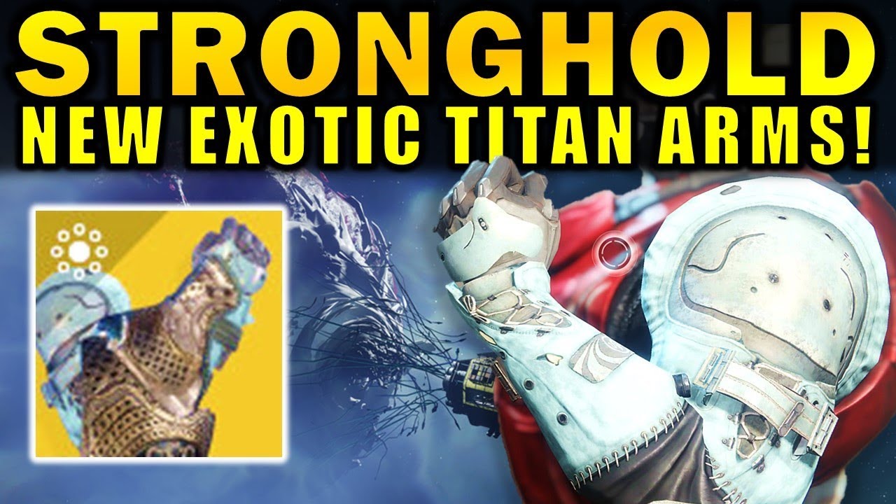 Destiny 2: STRONGHOLD Exotic Titan Gauntlets Review! | Season of the Drifter
