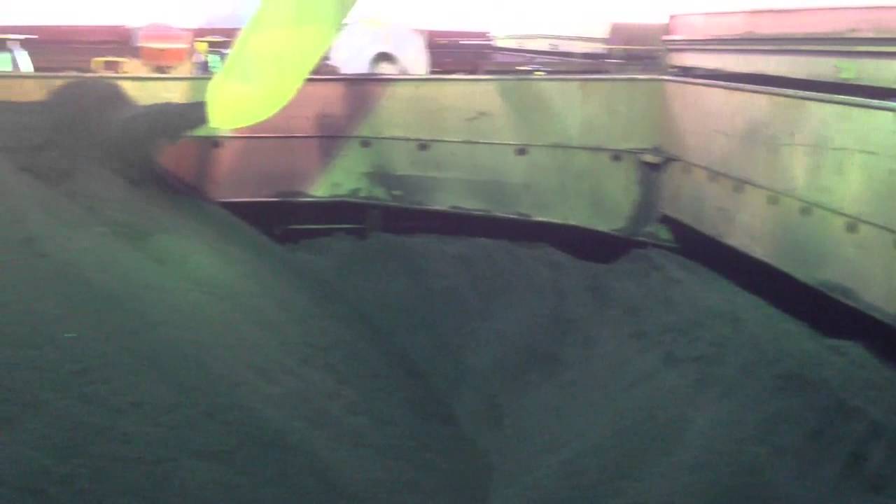 Westshore Terminals - Coal Loading: Topping off #1 Hatch on a Cape class ship.