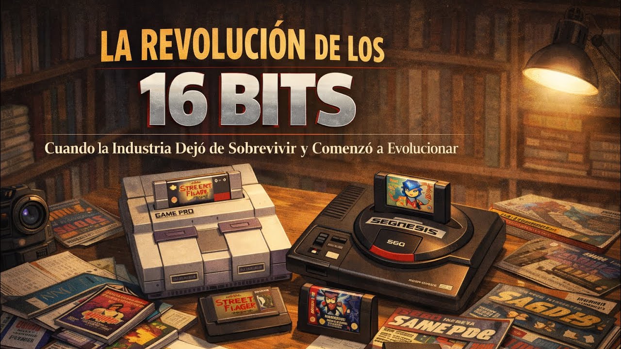 LA HISTORIA DE LA REVOLUCIÓN DE LOS 16 BITS - la central del videojuego 🎮 