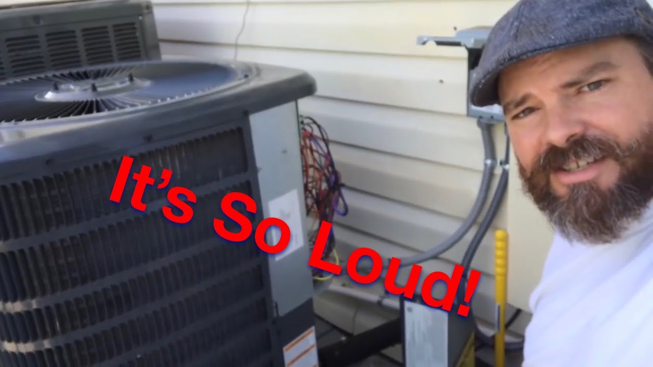 Loud Scroll compressor on start up.