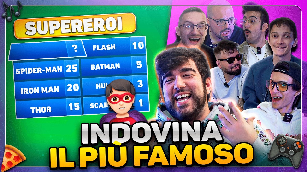 INDOVINA il PIÙ FAMOSO 🤩 con Melagoodo (Family Feud)