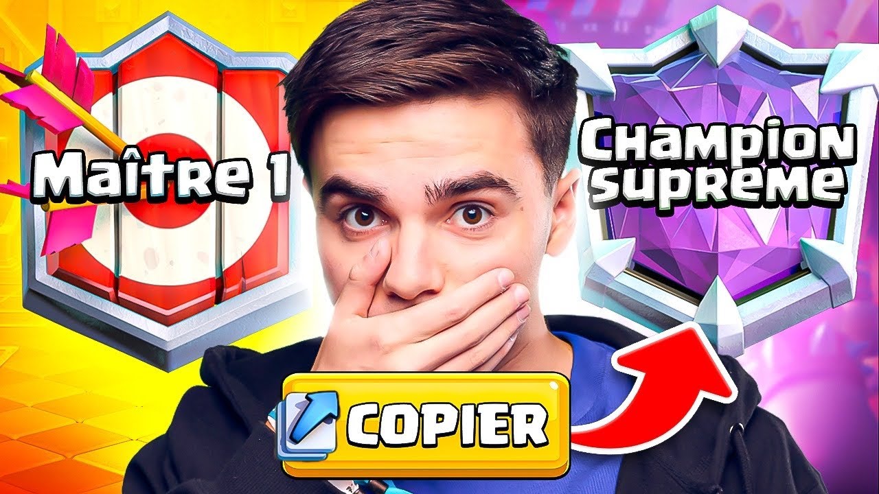 Je VOLE le DECK de MES ADVERSAIRES JUSQU'AU CHAMPION SUPRÊME !!