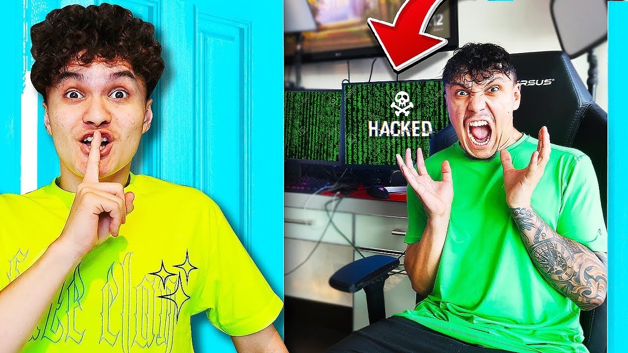 My Little Brother PRANKS My Room for 24 Hours - Challenge