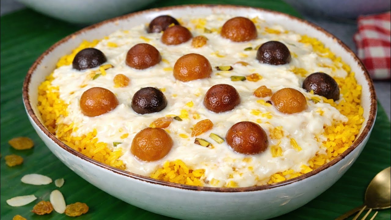 ঈদ স্পেশাল শাহী মালাই জর্দা | Biyebarir Jorda | Creamy Shahi Malai Zarda Recipe
