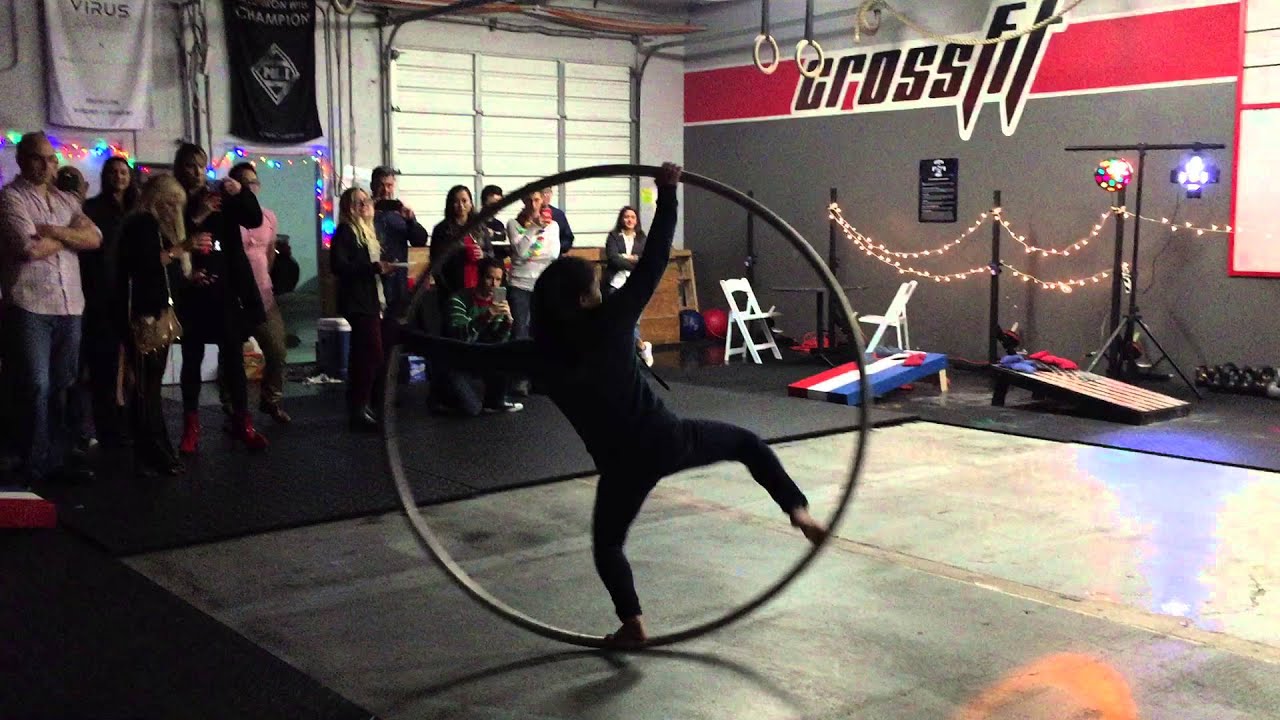 CrossFit Insanity Erena on the Cyr Part 2