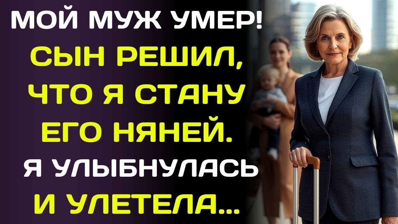 После смерти мужа, Дочь решила что я обязана сидеть с её ребёнком… но у меня были другие планы.