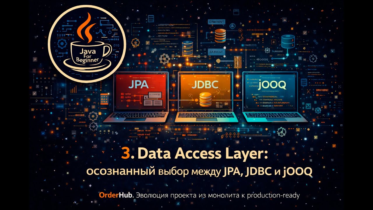 3. Data Access Layer: осознанный выбор между JPA, JDBC и jOOQ