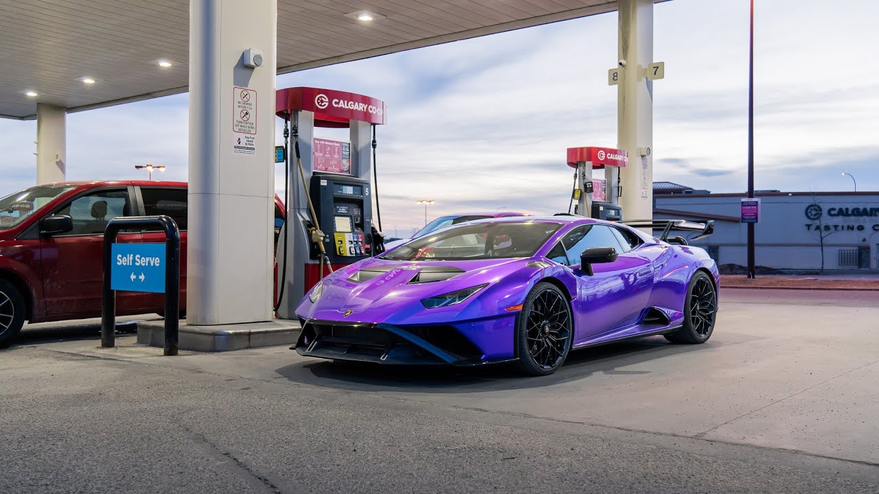 Lamborghini Huracan STO Evening Drive - Exhaust and chill music
