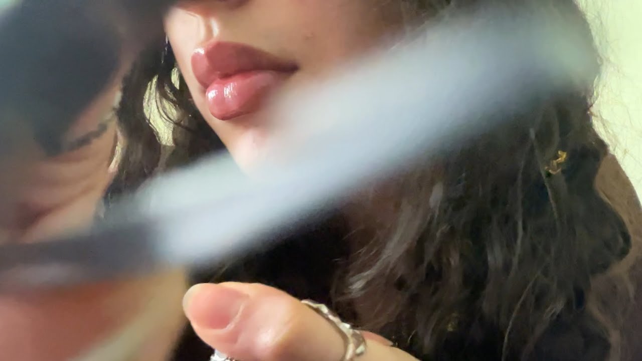 ASMR doing your eyebrows in 2 minutes