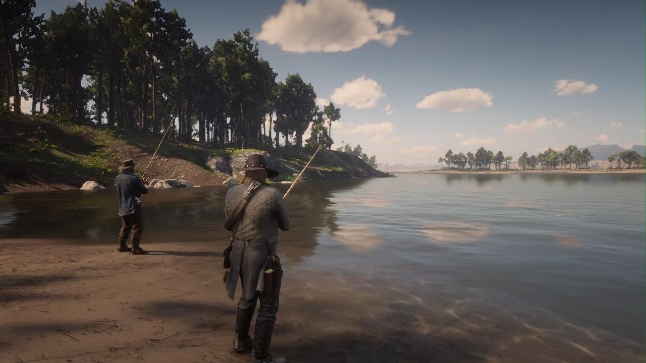 Red Dead Redemption 2 if you antagonise naked swimmer arthur says this #funny #rdr2gameplay