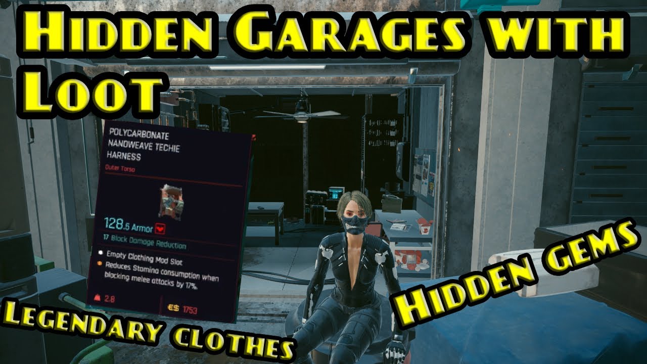 Hidden Garages with loot | Cyberpunk 2077