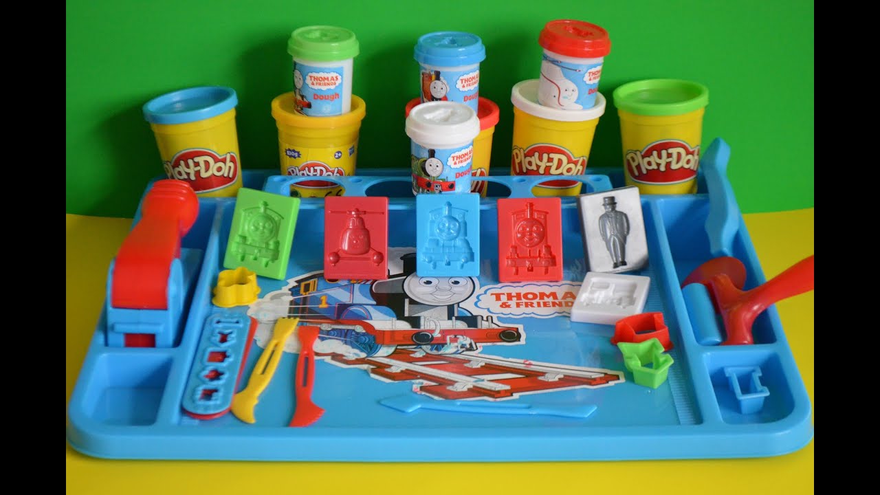 Play-Doh Thomas And Friends Work Station Thomas The Tank Engine James Percy Playdough creations