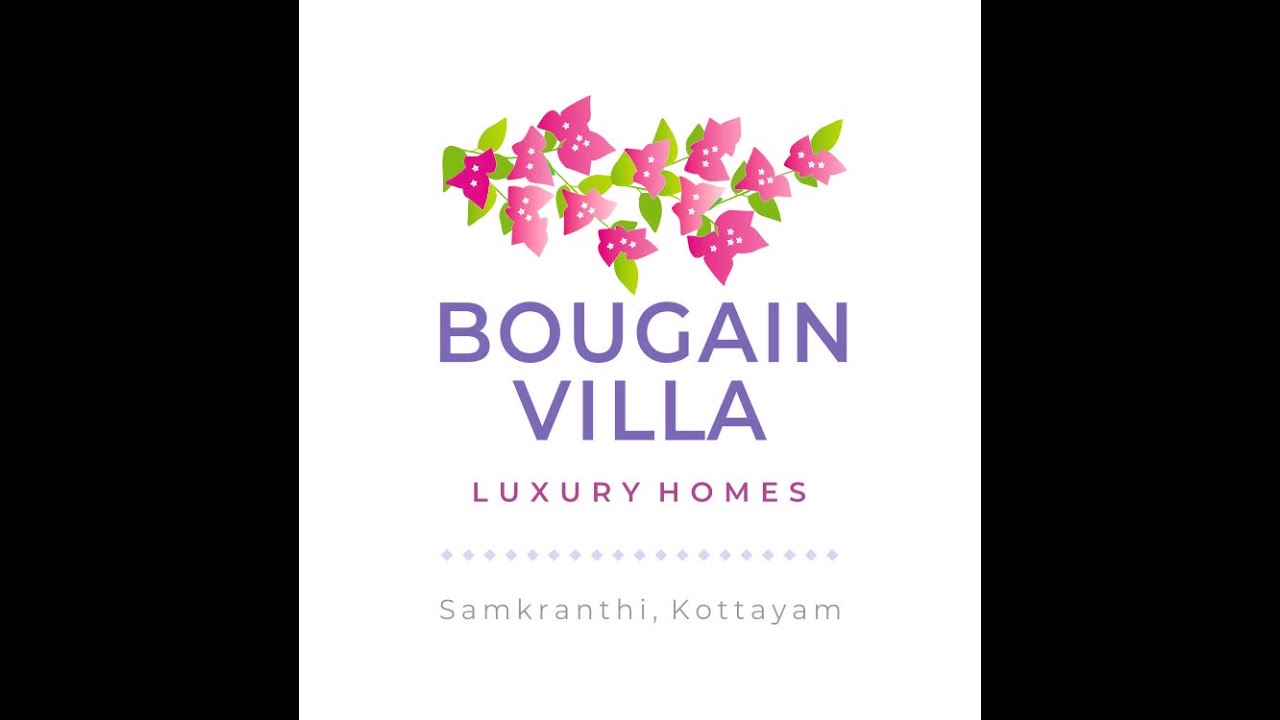 BEST VILLAS IN KOTTAYAM . KCC  Homes presents  Bougainvilla in Kottayam