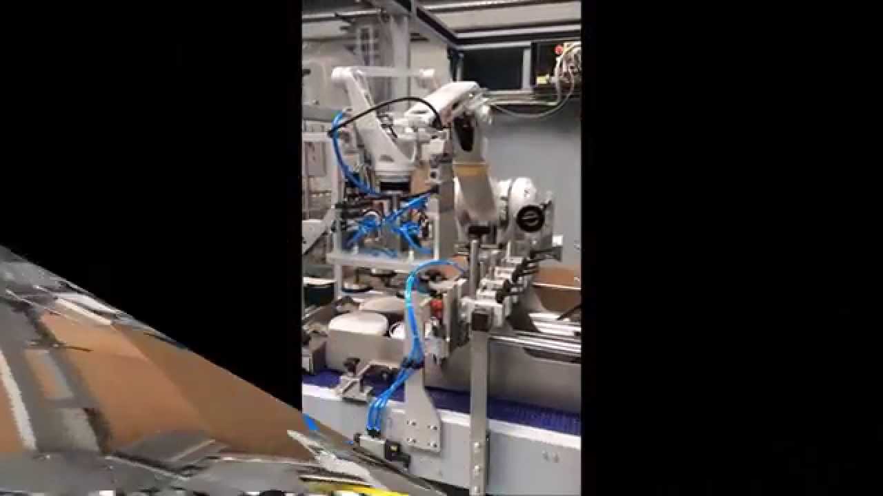 Automatyczne stanowisko pakowania wiader ROBOPACK 240