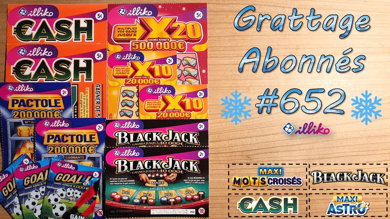 Grattage Abonnés #652 • FDJ/Illiko