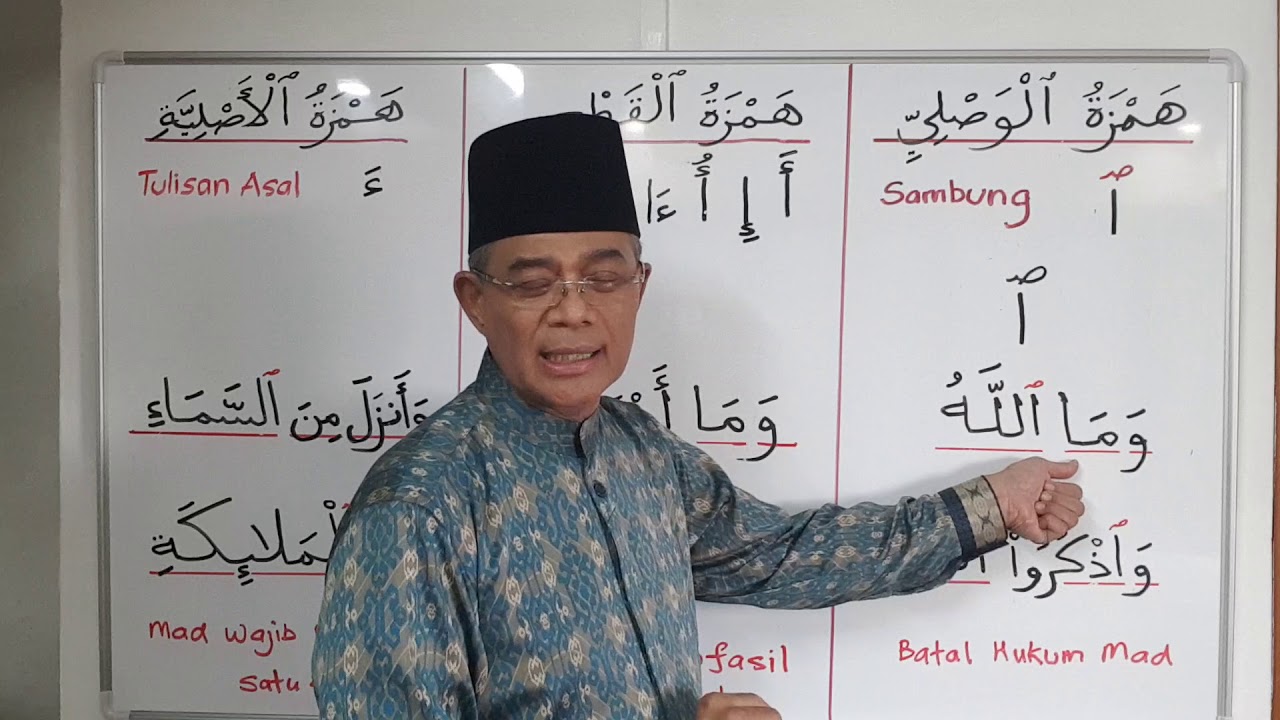 Jenis jenis Hamzah. Wasal. Qatie. Asli -2018/4