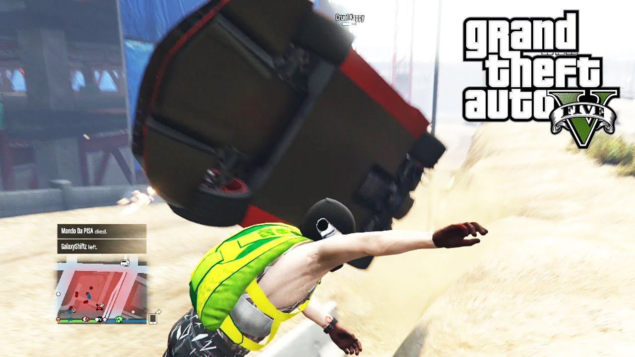GTA 5 Online Lui and Droidd's Free Roam Bounty Survival Challenge
