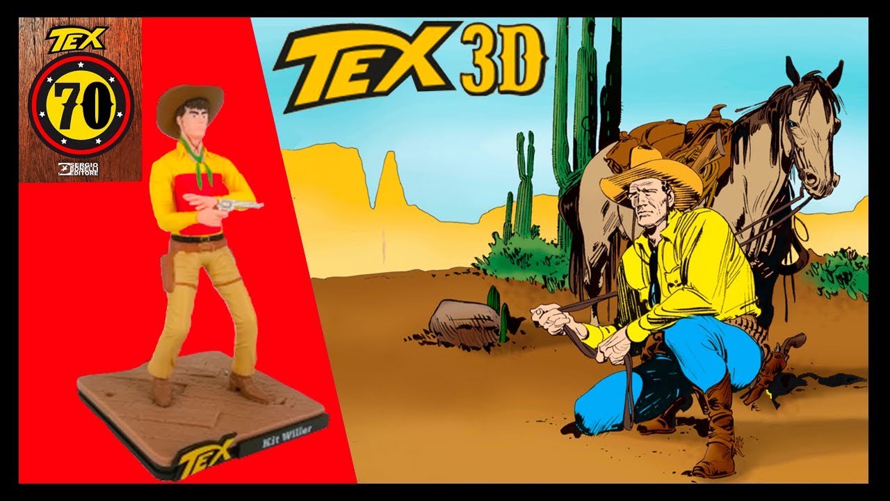 213 - Centauria Bonelli Tex 3d Kit Willer + Anticipazioni!