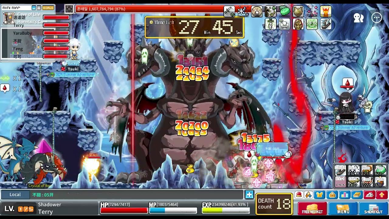 Artale Horntail Shadower POV / 闇黑龍王 暗影神偷視角