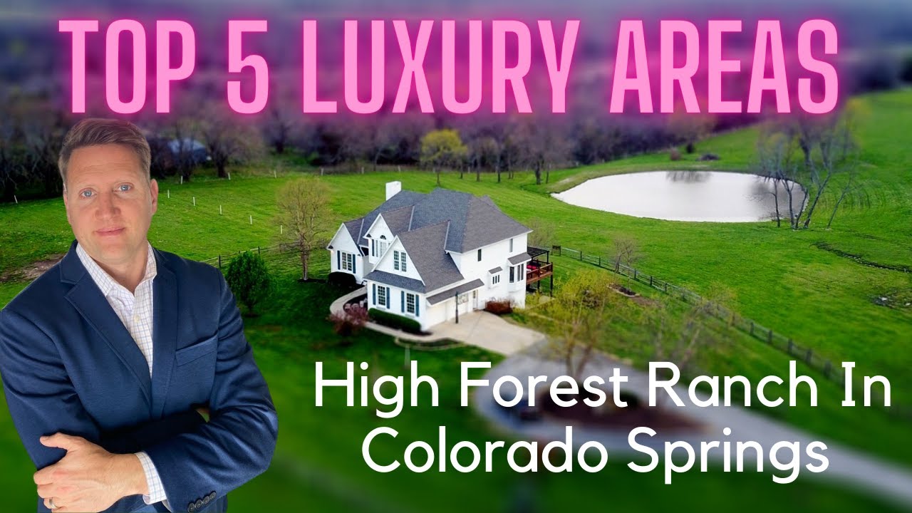 Top Luxury Neighborhoods in Colorado Springs. Featuring the High Forest Ranch Subdivision.