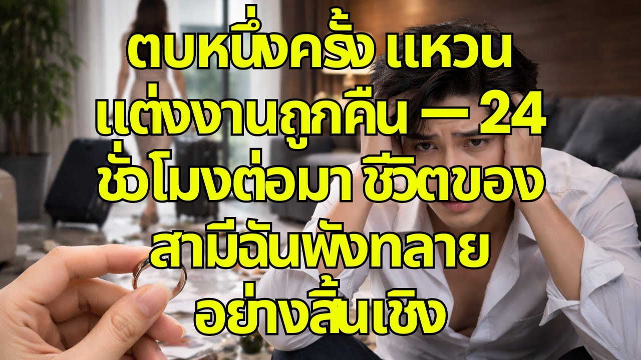 “ตบหนึ่งครั้ง แหวนแต่งงานถูกคืน — 24 ชั่วโมงต่อมา ชีวิตของสามีฉันพังทลายอย่างสิ้นเชิง”