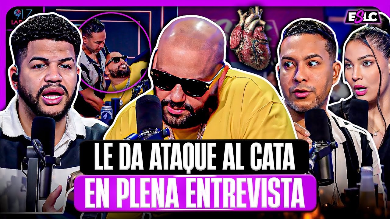 LE DA ATAQUE AL CATA Y SE DESMAYA EN PLENA ENTREVISTA LLAMAN AL 911 “LUINNY NO SABÍA QUE HACER”