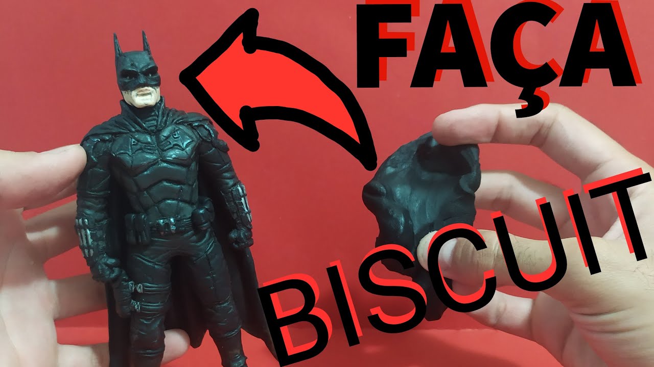 Faça o THE BATMAN com Biscuit! - Batman Robert Pattinson Passo a Passo - DIY