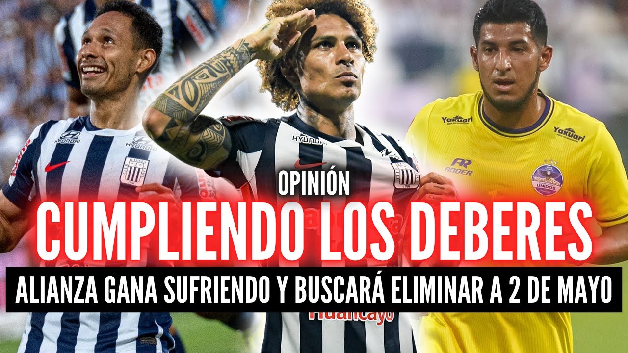 ALIANZA LIMA 2-1 COMERCIANTES UNIDOS🏆CON LO JUSTO Y NECESARIO💥¿PODRÁ ALIANZA REMONTAR EN COPA?