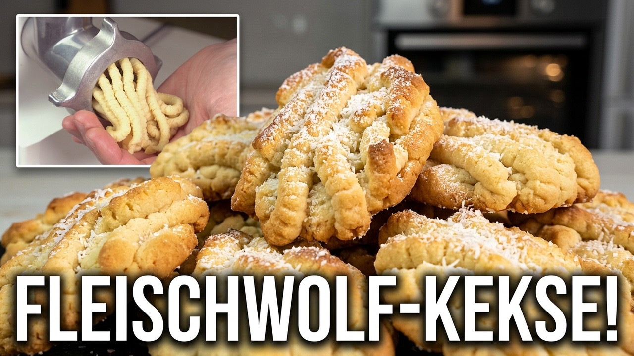 Teig durch einen Fleischwolf! Das ungewöhnlichste Dessert der Welt