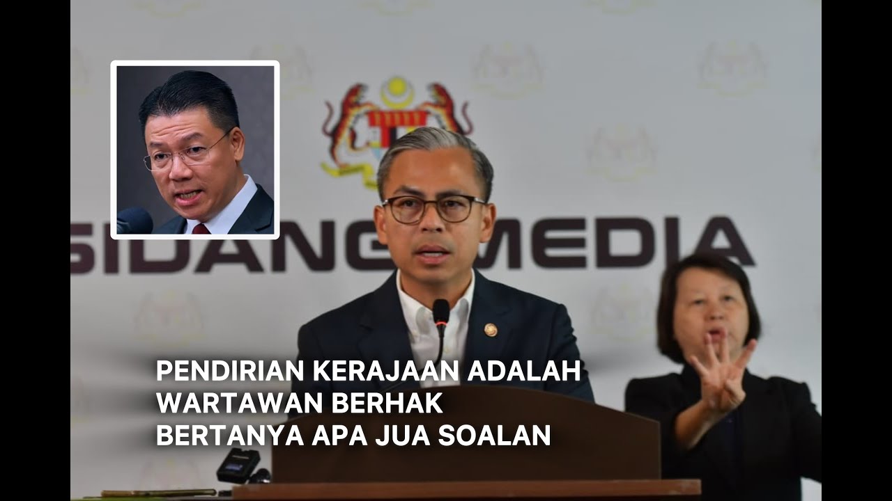 Pendirian kerajaan adalah wartawan berhak bertanya apa jua soalan: Fahmi
