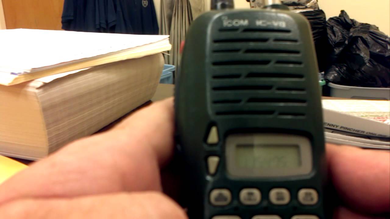 Programming an icom ic-v8 2m radio