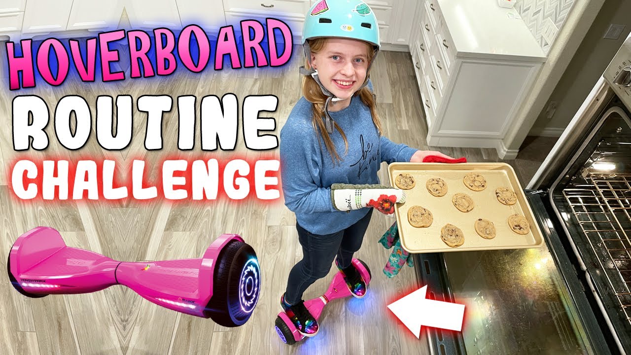 Night Routine on a Hoverboard Challenge